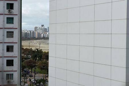 Varanda da Sala de apartamento para alugar com 1 quarto, 48m² em José Menino, Santos
