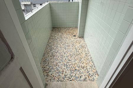 Varanda da Sala de apartamento para alugar com 1 quarto, 48m² em José Menino, Santos