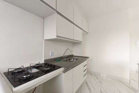 Cozinha de apartamento para alugar com 2 quartos, 42m² em Jardim Ipaussurama, Campinas