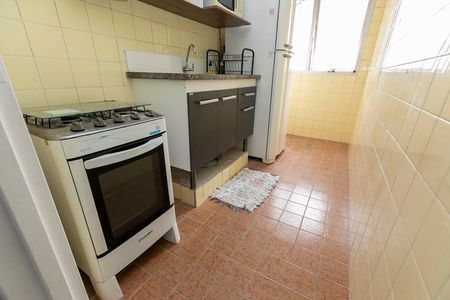COZINHA + ÁREA DE SERVIÇO de apartamento para alugar com 1 quarto, 37m² em Vila Itapura, Campinas