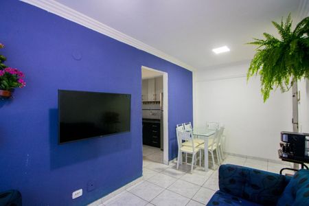 Sala de apartamento à venda com 2 quartos, 50m² em Vila Aquilino, Santo André