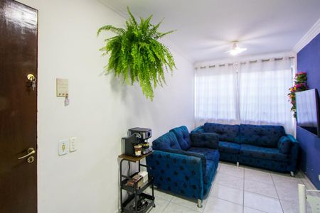Sala de apartamento à venda com 2 quartos, 50m² em Vila Aquilino, Santo André