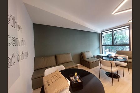 Área comum de kitnet/studio à venda com 1 quarto, 27m² em Cidade Monções, São Paulo