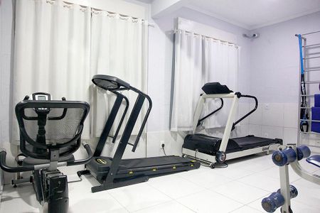 Área Comum - Academia de kitnet/studio para alugar com 1 quarto, 40m² em Santana, Porto Alegre