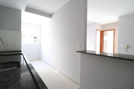 Cozinha de apartamento para alugar com 2 quartos, 69m² em Morumbi, Uberlândia
