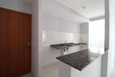 Cozinha de apartamento para alugar com 2 quartos, 69m² em Morumbi, Uberlândia