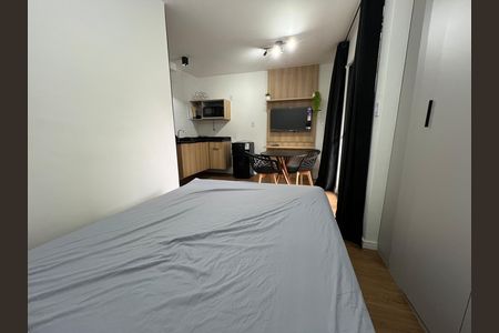 Studio para alugar com 25m², 1 quarto e sem vaga Studio para alugar com 25m², 1 quarto e sem vagaQuarto