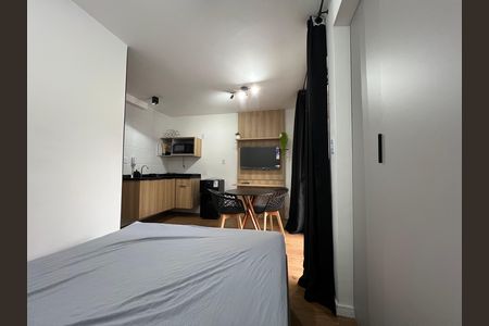 Studio para alugar com 25m², 1 quarto e sem vaga Studio para alugar com 25m², 1 quarto e sem vagaQuarto