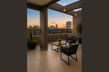 Área comum de kitnet/studio para alugar com 1 quarto, 25m² em Penha de França, São Paulo