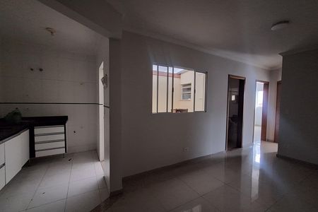 Sala  de apartamento para alugar com 2 quartos, 48m² em Vila Camilópolis, Santo André