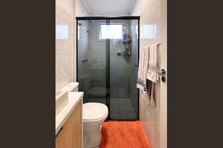 Banheiro da Suíte de apartamento à venda com 2 quartos, 65m² em Vila Dusi, São Bernardo do Campo