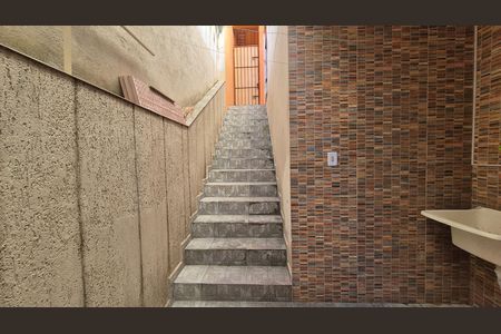 Area de serviço de casa para alugar com 2 quartos, 60m² em Condomínio Maracanã, Santo André