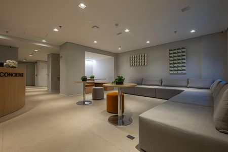 Hall de entrada de kitnet/studio para alugar com 1 quarto, 24m² em Paraíso, São Paulo