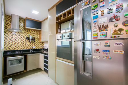 Cozinha de apartamento à venda com 2 quartos, 50m² em Parque Bandeirante, Santo André