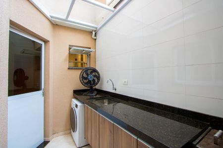 Área de serviço de apartamento à venda com 2 quartos, 50m² em Parque Bandeirante, Santo André