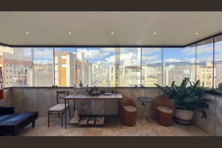 Varanda de apartamento para alugar com 4 quartos, 280m² em Lourdes, Belo Horizonte