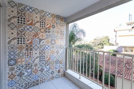 Varanda da sala de apartamento à venda com 3 quartos, 75m² em Castelo, Belo Horizonte