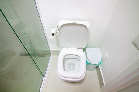 Banheiro de kitnet/studio à venda com 1 quarto, 30m² em Campo Belo, São Paulo