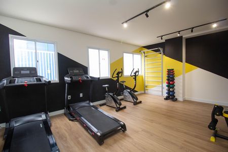 Área comum - Academia de apartamento à venda com 2 quartos, 33m² em Vila Mangalot, São Paulo