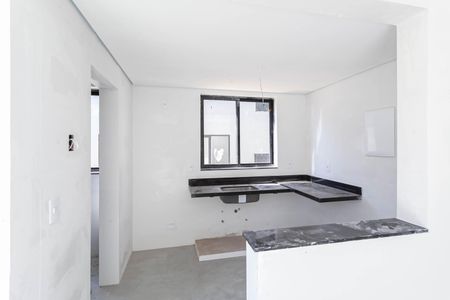 Cozinha de casa de condomínio à venda com 4 quartos, 124m² em Ouro Preto, Belo Horizonte