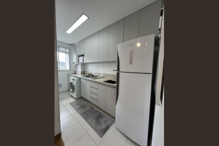Cozinha de apartamento à venda com 2 quartos, 44m² em Ponte Sao Joao, Jundiaí