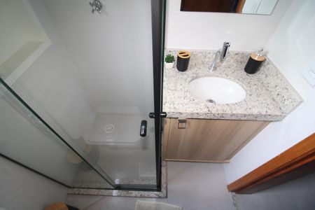 Banheiro de apartamento para alugar com 2 quartos, 49m² em Vila Isolina Mazzei, São Paulo
