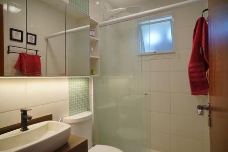 Casa de condomínio para alugar com 100m², 2 quartos e 2 vagasBanheiro Social