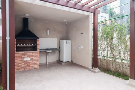 Área comum - Churrasqueira de kitnet/studio para alugar com 1 quarto, 26m² em Parada Xv de Novembro, São Paulo