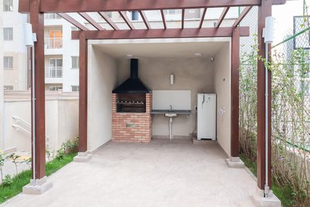 Área comum - Churrasqueira de kitnet/studio para alugar com 1 quarto, 26m² em Parada Xv de Novembro, São Paulo