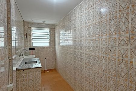 Cozinha e Área de Serviço de apartamento para alugar com 1 quarto, 28m² em Embaré, Santos