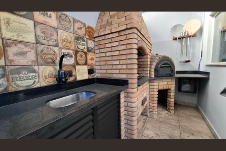 Área comum - Churrasqueira de casa de condomínio à venda com 3 quartos, 118m² em Vila Homero Thon, Santo André