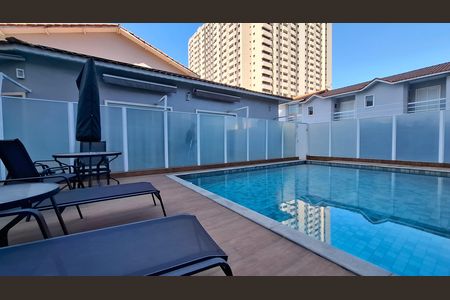 Área comum - Piscina de casa de condomínio à venda com 3 quartos, 118m² em Vila Homero Thon, Santo André
