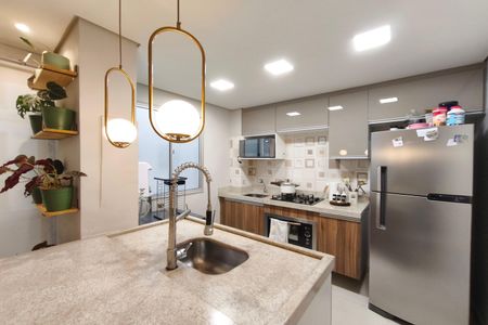 Cozinha de apartamento para alugar com 2 quartos, 44m² em Parque das Cachoeiras, Campinas