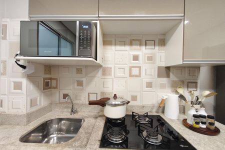 Cozinha de apartamento para alugar com 2 quartos, 44m² em Parque das Cachoeiras, Campinas