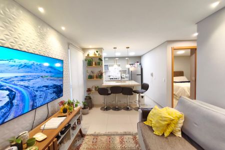 Sala de apartamento para alugar com 2 quartos, 44m² em Parque das Cachoeiras, Campinas