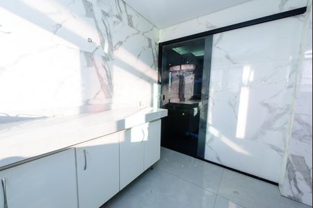 Cozinha de apartamento à venda com 3 quartos, 98m² em Novo Riacho, Contagem
