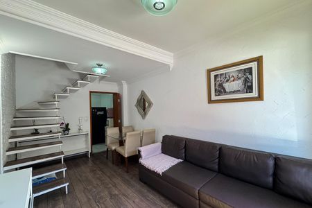 Sala de casa de condomínio à venda com 3 quartos, 109m² em Jardim Lauro Gomes, São Bernardo do Campo