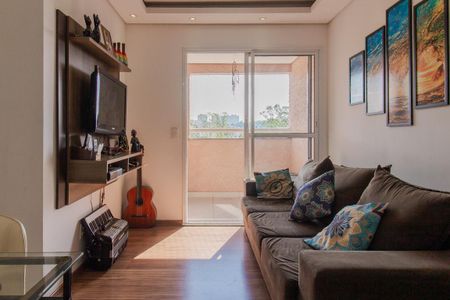Sala/Sala de jantar de apartamento à venda com 3 quartos, 60m² em Vila Noemia, Mauá