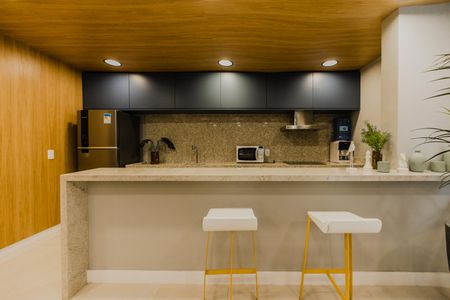Studio para alugar com 25m², 1 quarto e sem vagaSalão de Festas