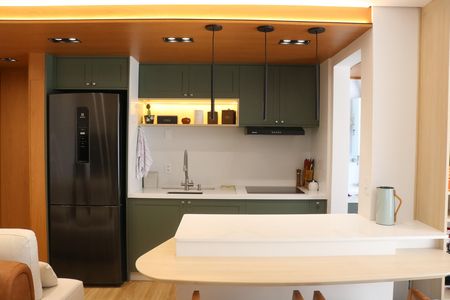 Apartamento à venda com 63m², 2 quartos e 1 vagaCozinha e Área de Serviço