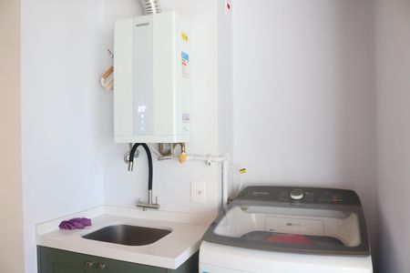 Apartamento à venda com 63m², 2 quartos e 1 vagaCozinha e Área de Serviço