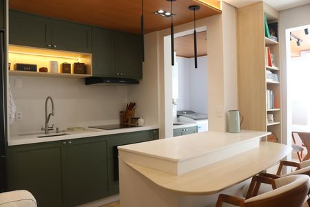 Apartamento à venda com 63m², 2 quartos e 1 vagaCozinha e Área de Serviço