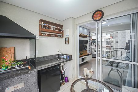 Varanda gourmet de apartamento à venda com 2 quartos, 70m² em Independência, São Bernardo do Campo