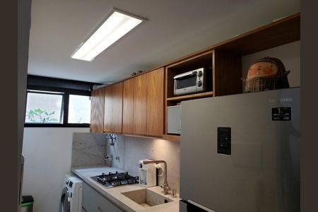 Cozinha de apartamento à venda com 1 quarto, 71m² em Paraíso, São Paulo