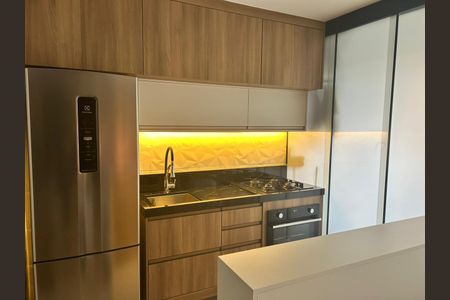 Cozinha de apartamento à venda com 2 quartos, 48m² em Jardim Novo Horizonte, Valinhos