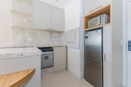 Cozinha de apartamento para alugar com 1 quarto, 44m² em Praia de Belas, Porto Alegre