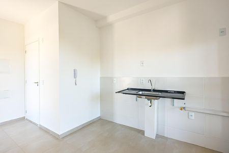 Cozinha de apartamento à venda com 2 quartos, 52m² em Jardim dos Sábias, Indaiatuba
