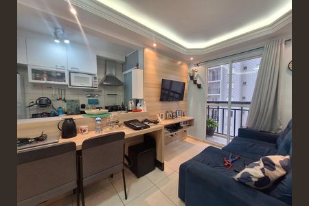 Sala  de apartamento à venda com 2 quartos, 49m² em Parque Erasmo Assunção, Santo André