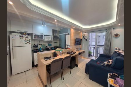 Sala de apartamento à venda com 2 quartos, 49m² em Parque Erasmo Assunção, Santo André
