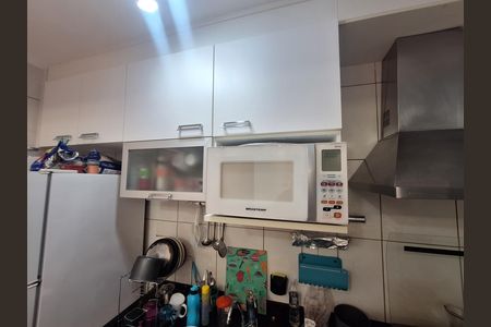Cozinha  de apartamento à venda com 2 quartos, 49m² em Parque Erasmo Assunção, Santo André